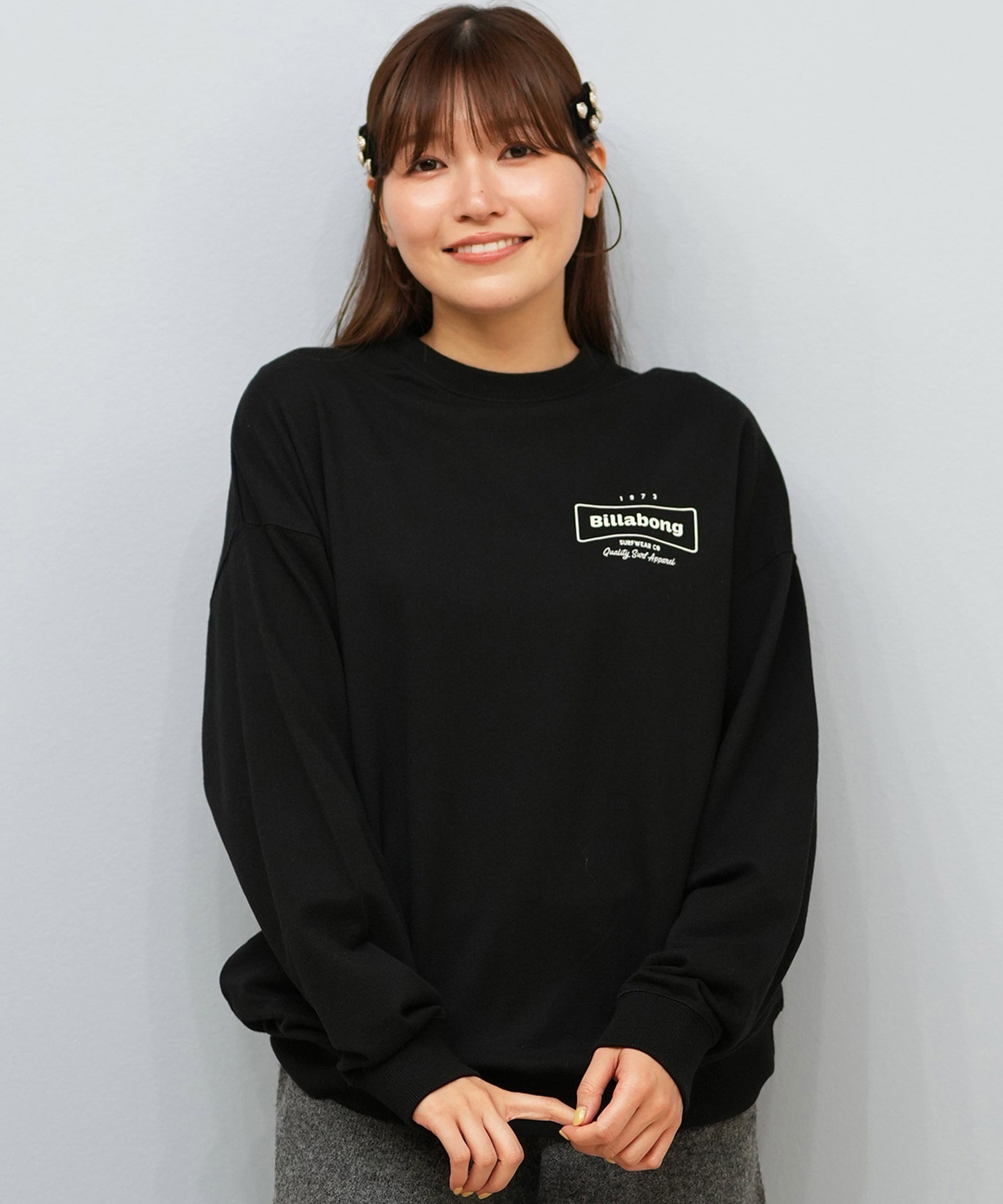 BILLABONG ビラボン トレーナー スウェット レディース バックプリント