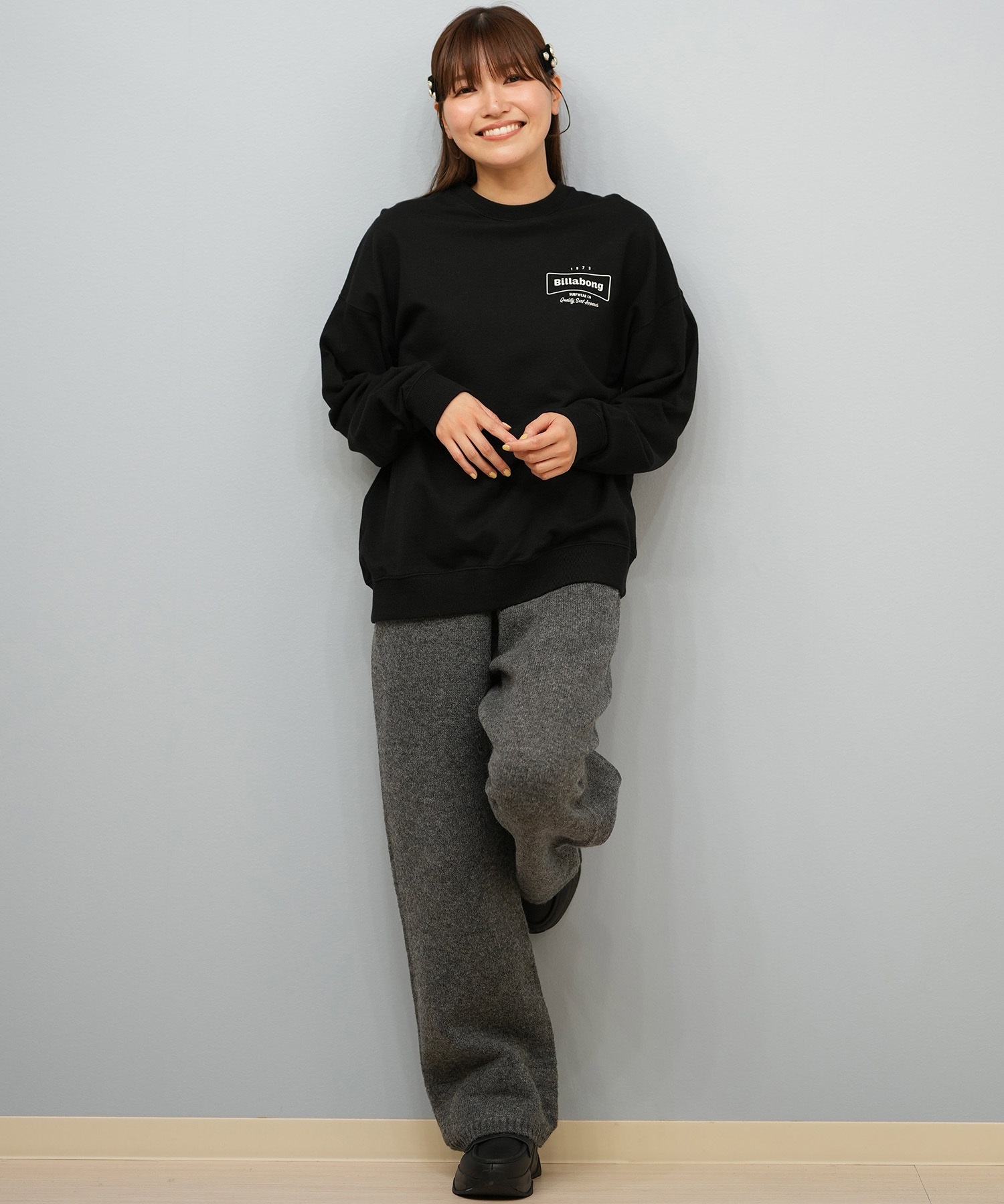 BILLABONG ビラボン トレーナー スウェット レディース バックプリント