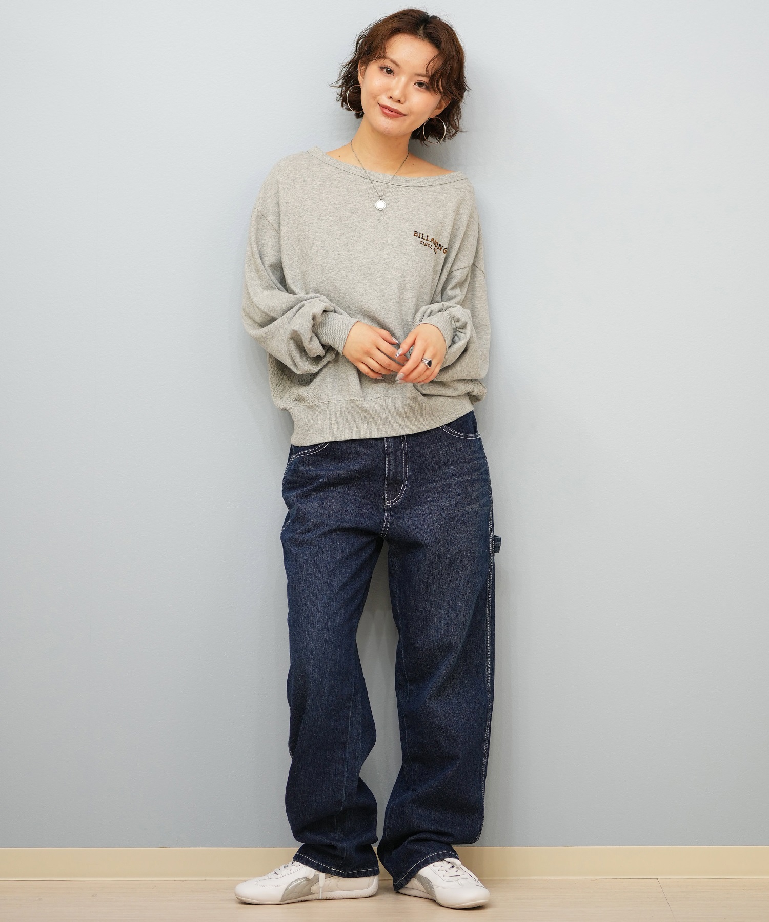 BILLABONG ビラボン トレーナー スウェット レディース ボートネック