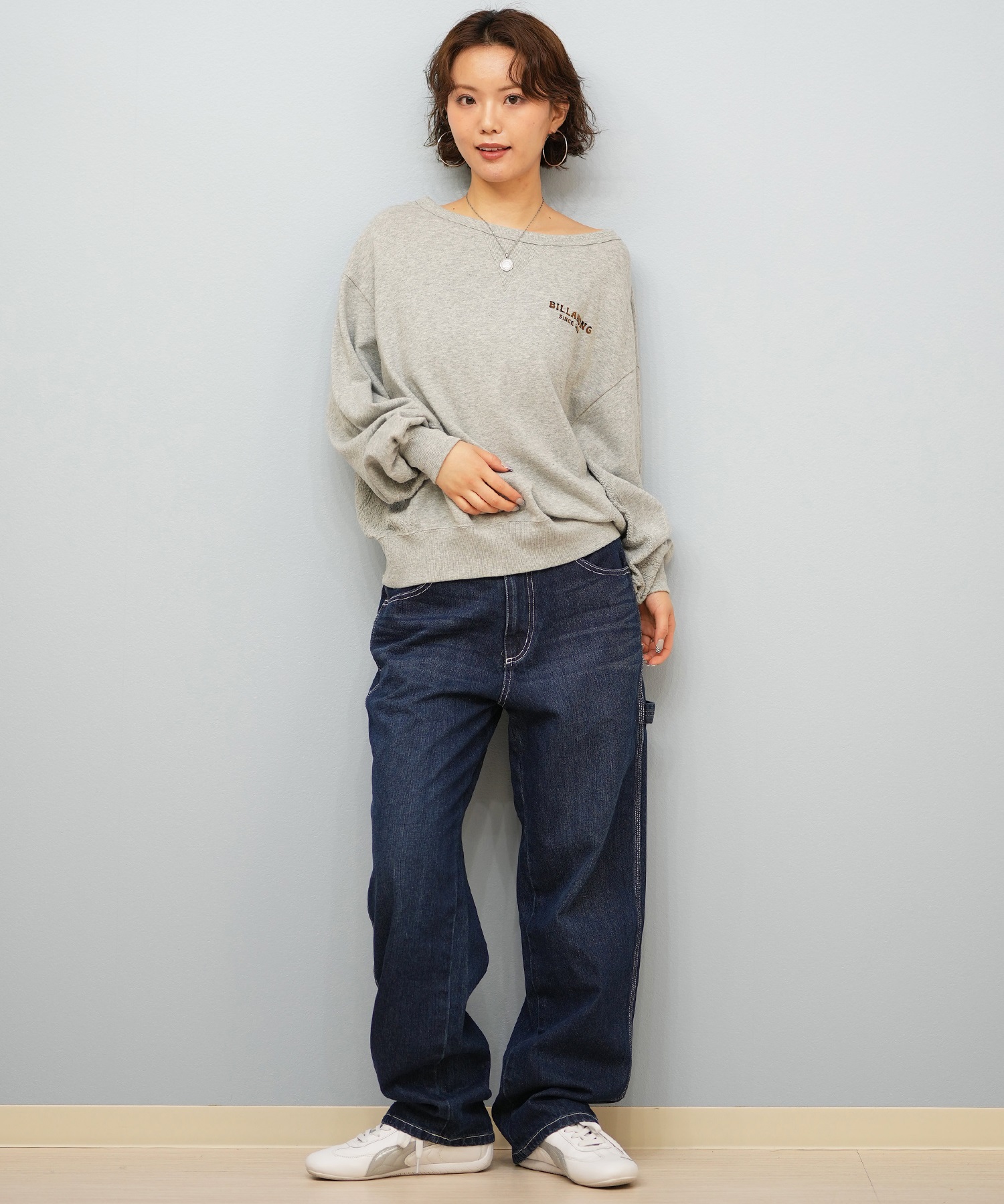 BILLABONG ビラボン トレーナー スウェット レディース ボートネック