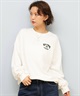 BILLABONG ビラボン トレーナー スウェット レディース クルーネック バックプリント 裏毛 SQUARE LOGO BOY FIT BF014-004(SC2-M)