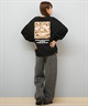 BILLABONG ビラボン トレーナー スウェット レディース クルーネック バックプリント 裏毛 SQUARE LOGO BOY FIT BF014-004(SC2-M)