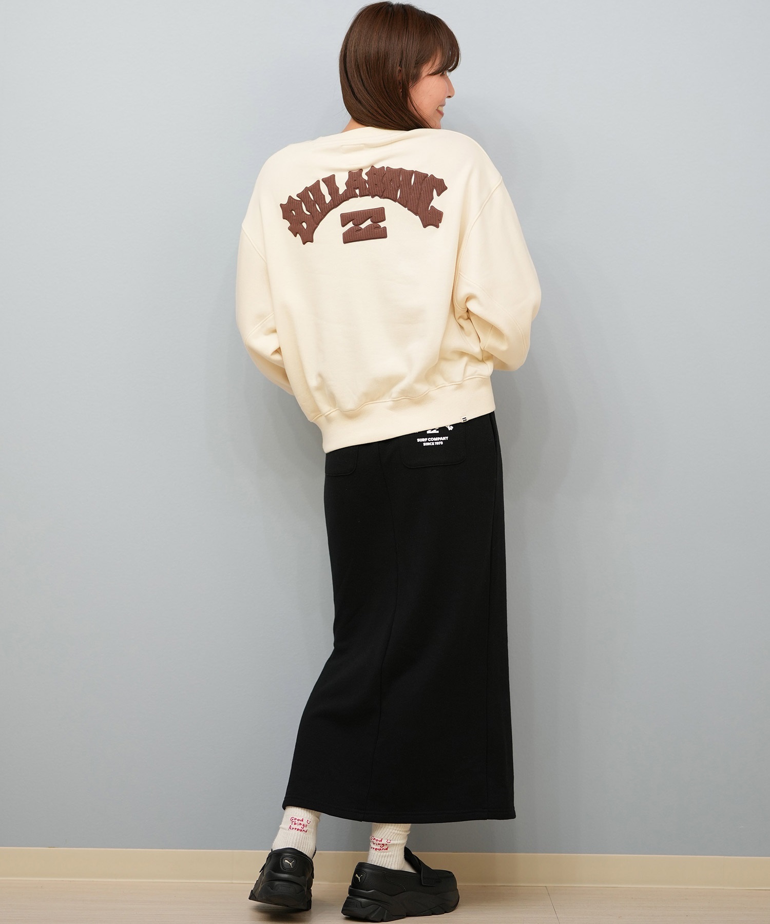 BILLABONG ビラボン トレーナー スウェット レディース バックプリント