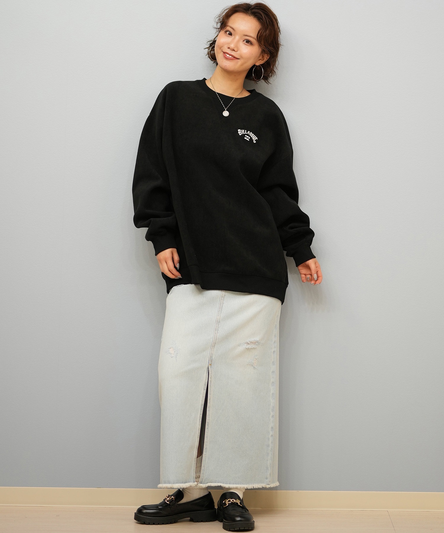 BILLABONG ビラボン トレーナー スウェット レディース オーバーサイズ 