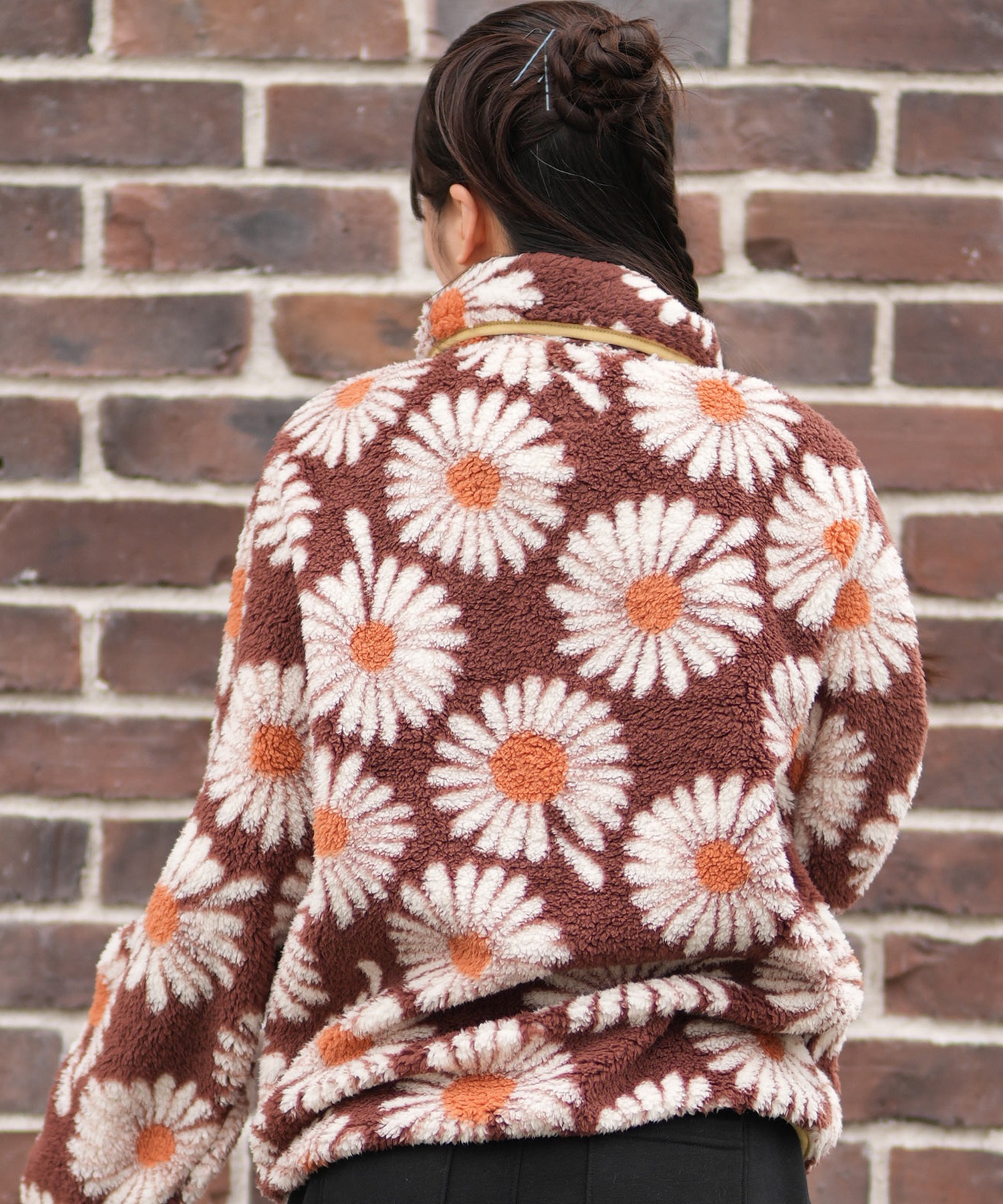 BILLABONG ビラボン ジャケット レディース 花柄 ボア ロゴ SWITCHBACK