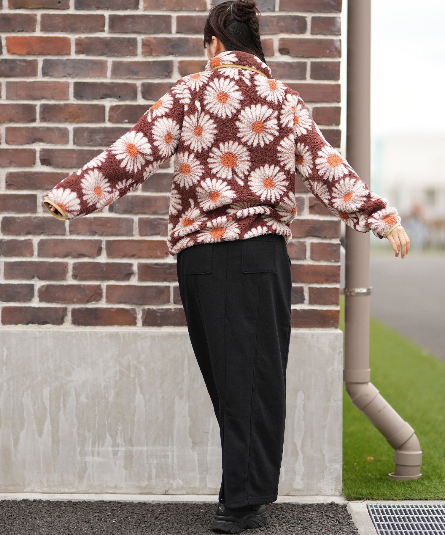 BILLABONG ビラボン ジャケット レディース 花柄 ボア ロゴ SWITCHBACK