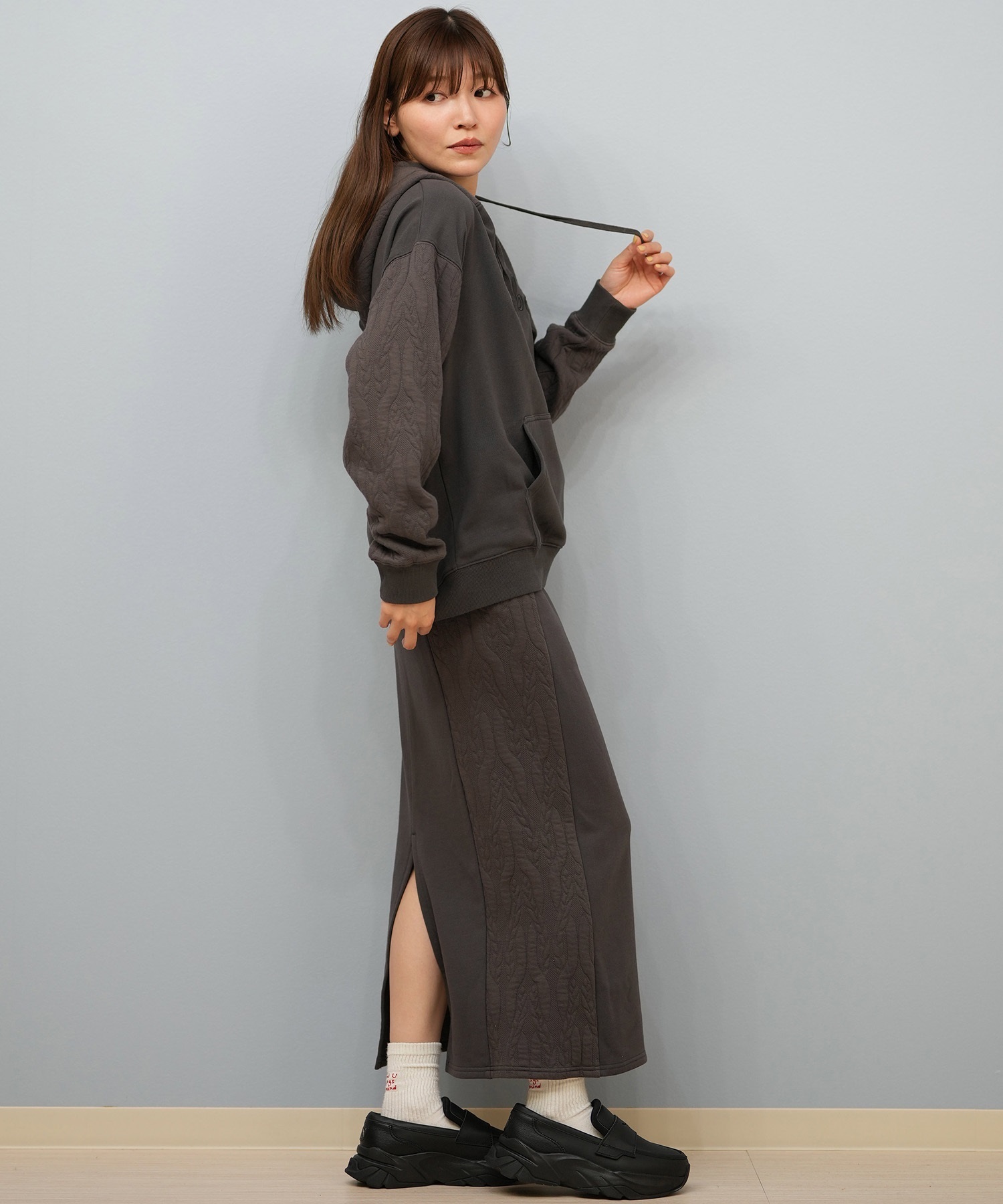 BILLABONG ビラボン プルオーバー パーカー レディース オーバーサイズ セットアップ対応 BF014-012(OFB-M)