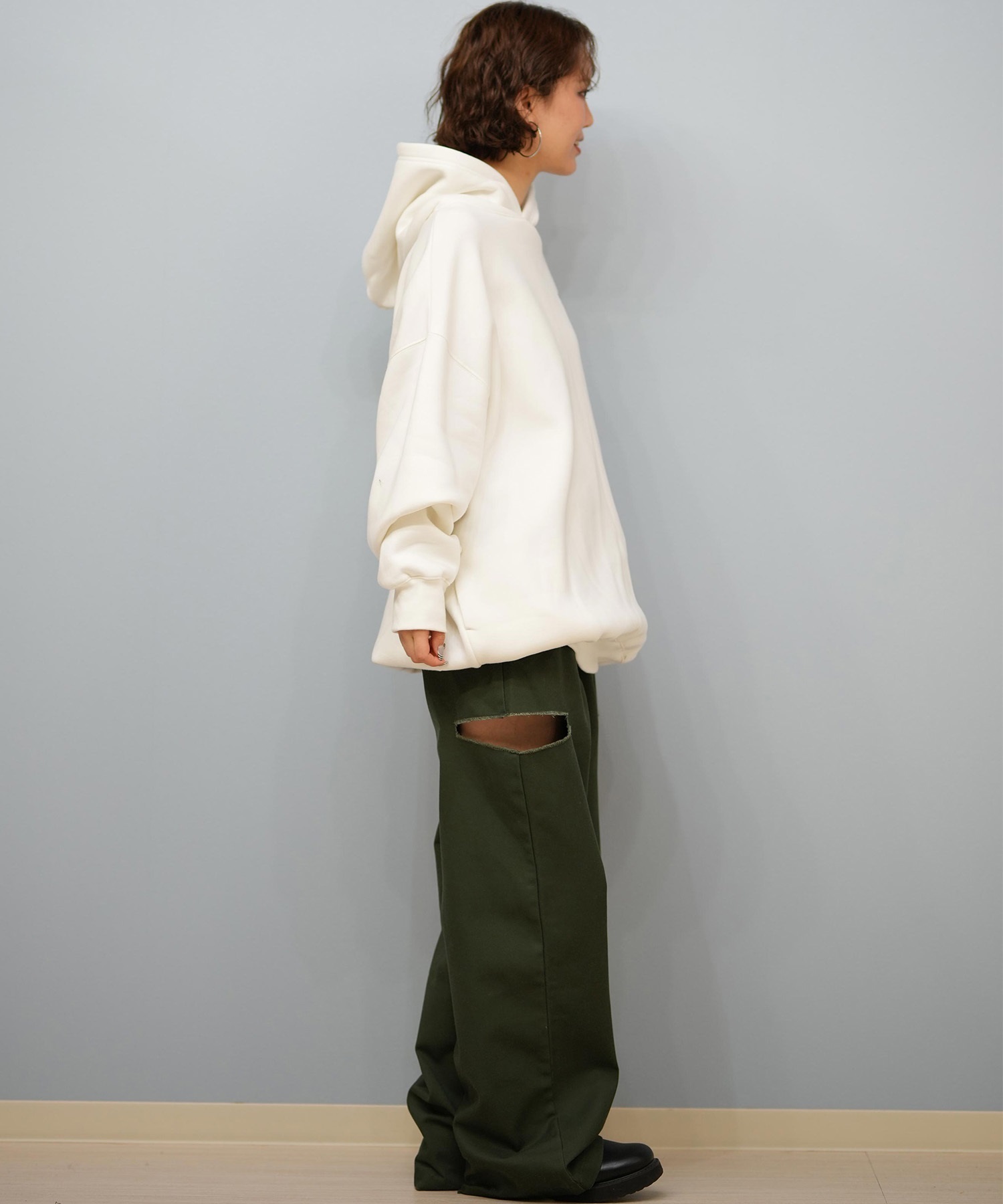 BILLABONG ビラボン プルオーバー パーカー レディース オーバーサイズ バックプリント 裏起毛 BF014-016(OFB-M)