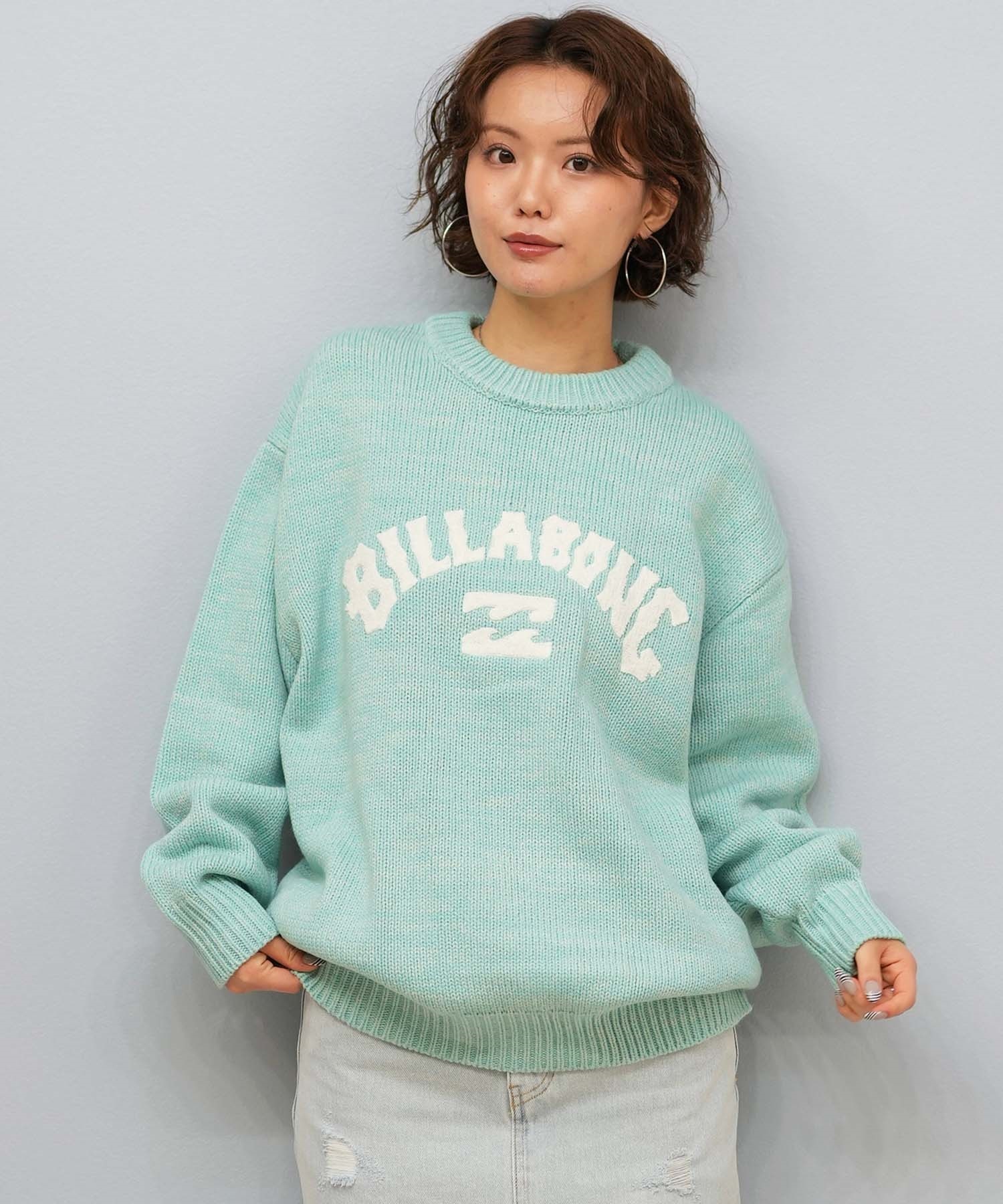BILLABONG＊ビラボン＊ジャーフル BILLABONG ビラボン ニット セーター レディース ロゴ クルー