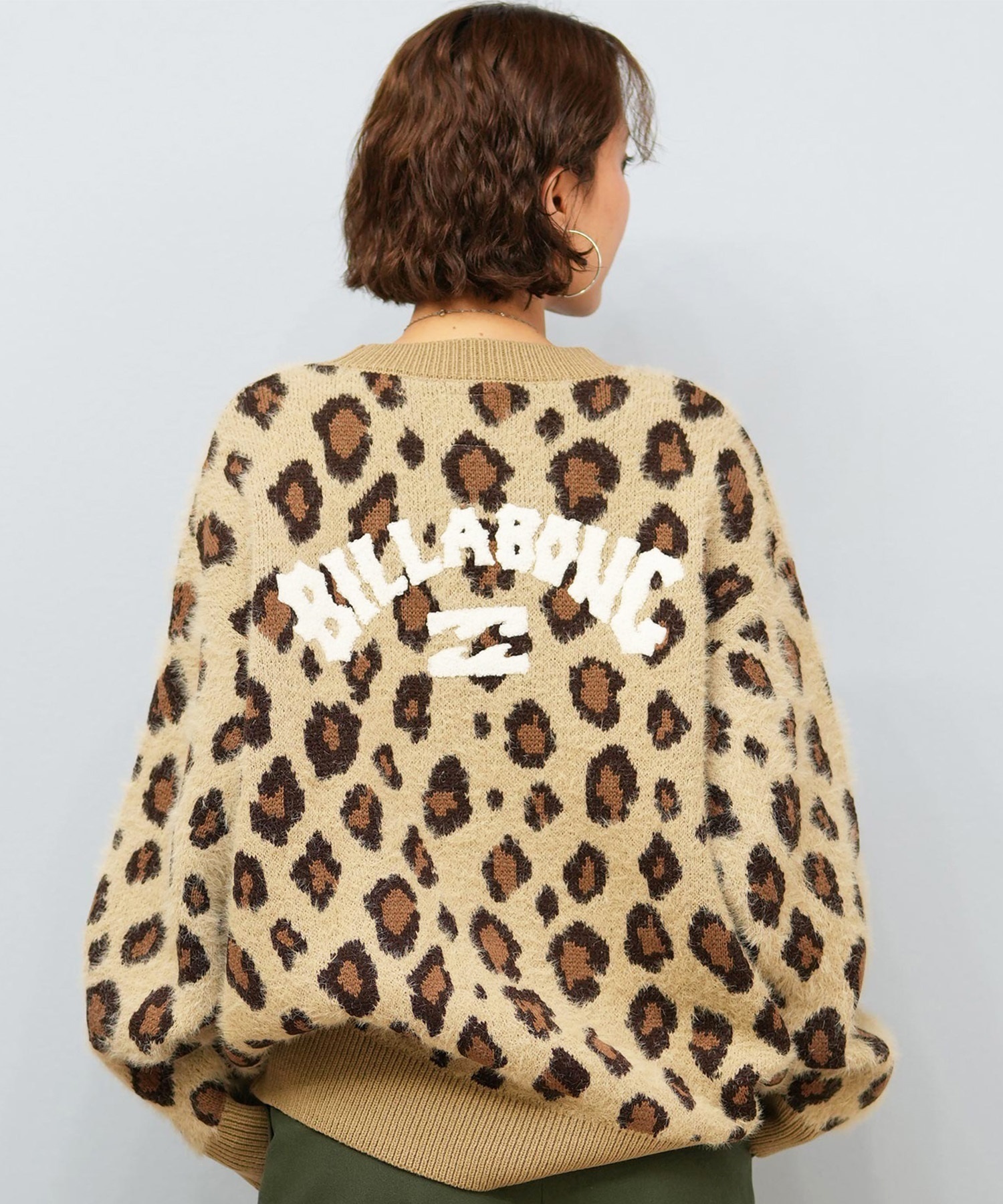 BILLABONG ビラボン ニット セーター レディース ヒョウ柄 レオパード