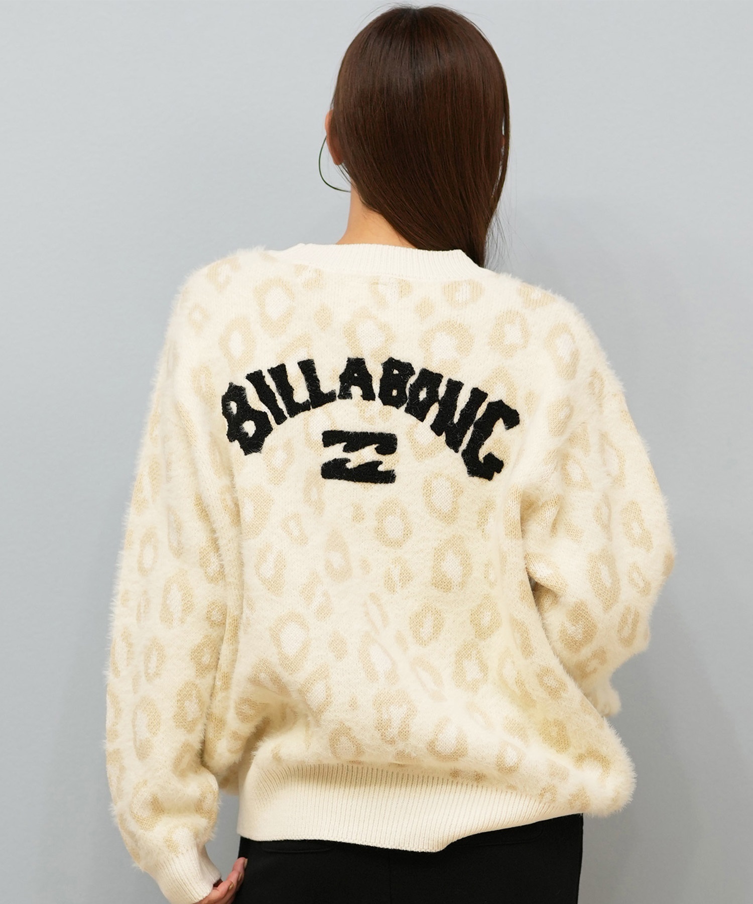 BILLABONG ビラボン ニット セーター レディース ヒョウ柄 レオパード
