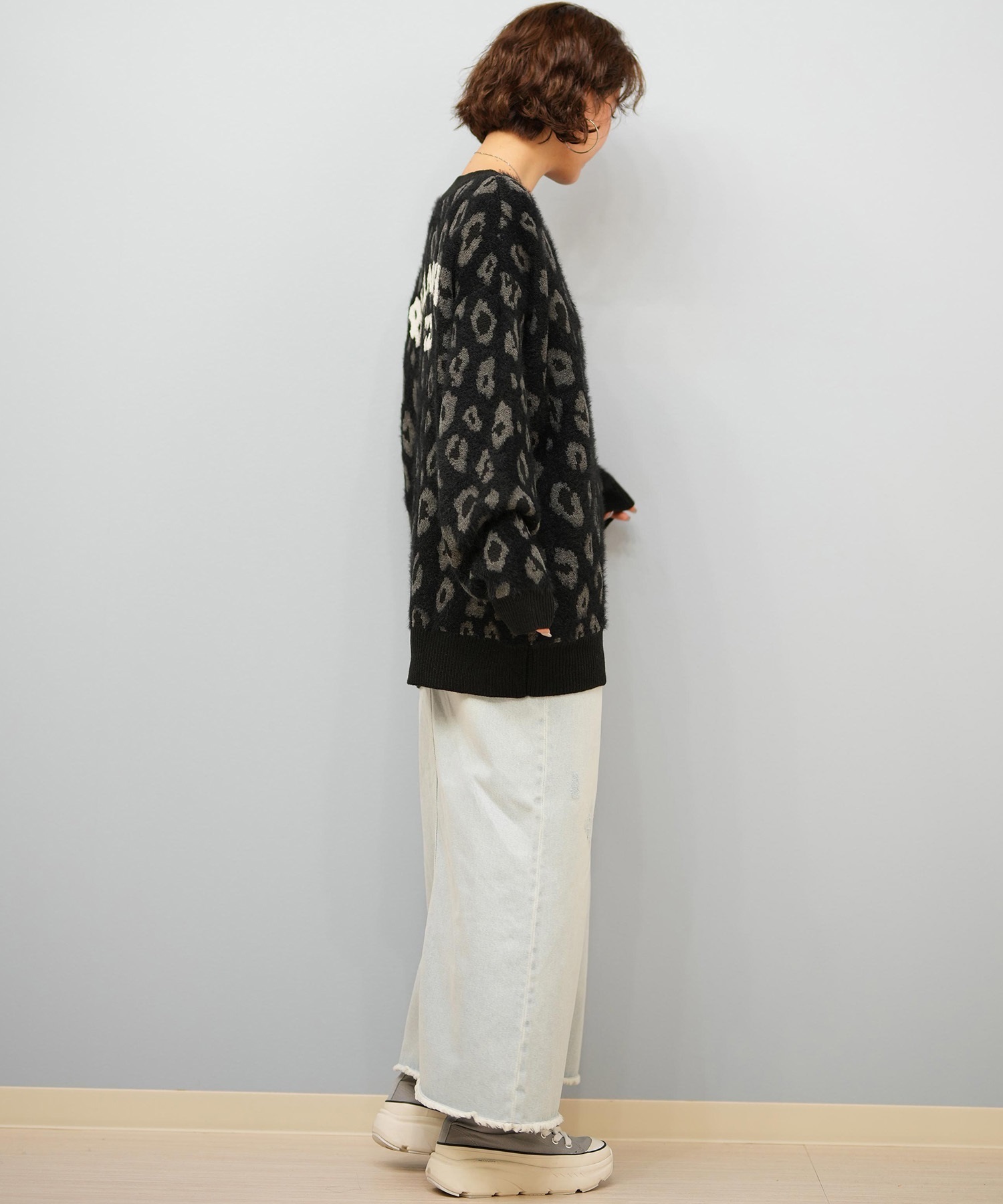 BILLABONG ビラボン ニット セーター レディース ヒョウ柄 レオパード