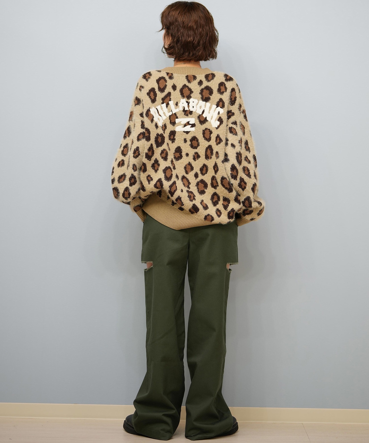 BILLABONG ビラボン ニット セーター レディース ヒョウ柄 レオパード
