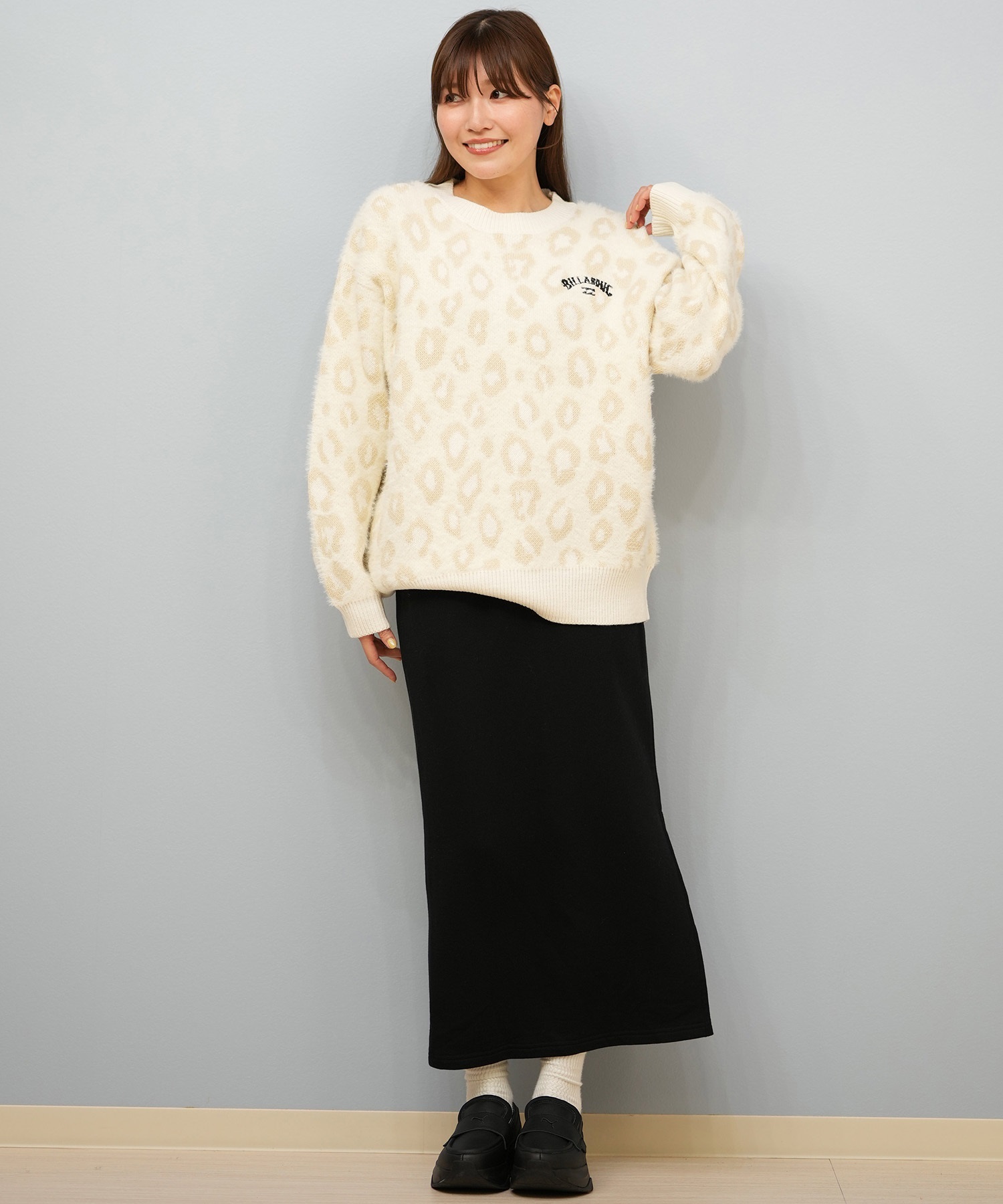 BILLABONG ビラボン ニット セーター レディース ヒョウ柄 レオパード