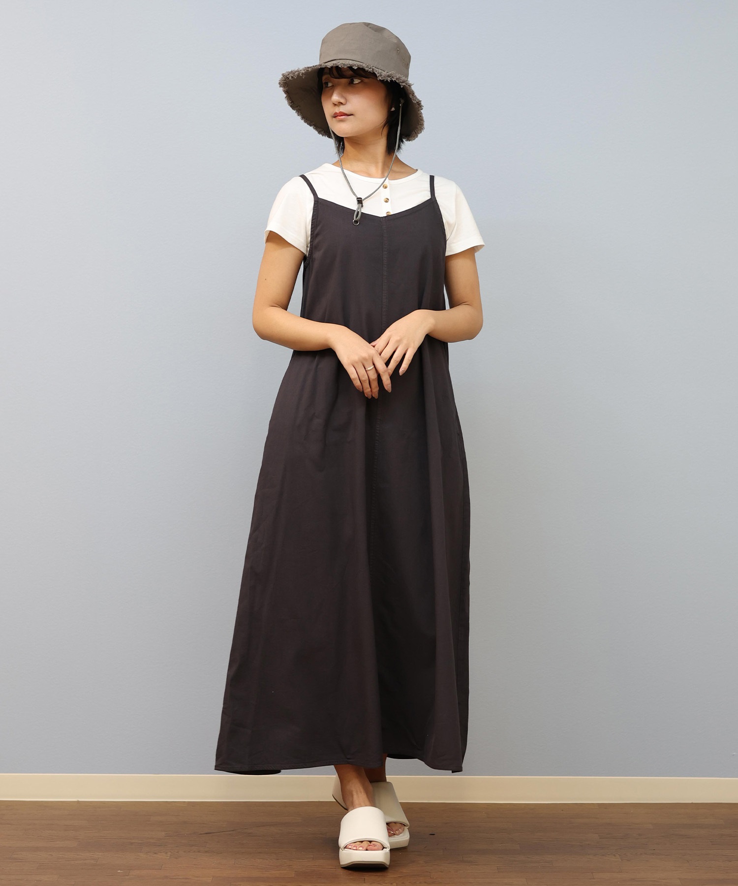 25 SS BILLABONG ビラボン ワンピース キャミワンピ ロング 一体型 レディース CAMI DRESS BF013353 日本正規品 BILLABONG 25 SS ビラボン ワンピース キャミワンピ ロング 一