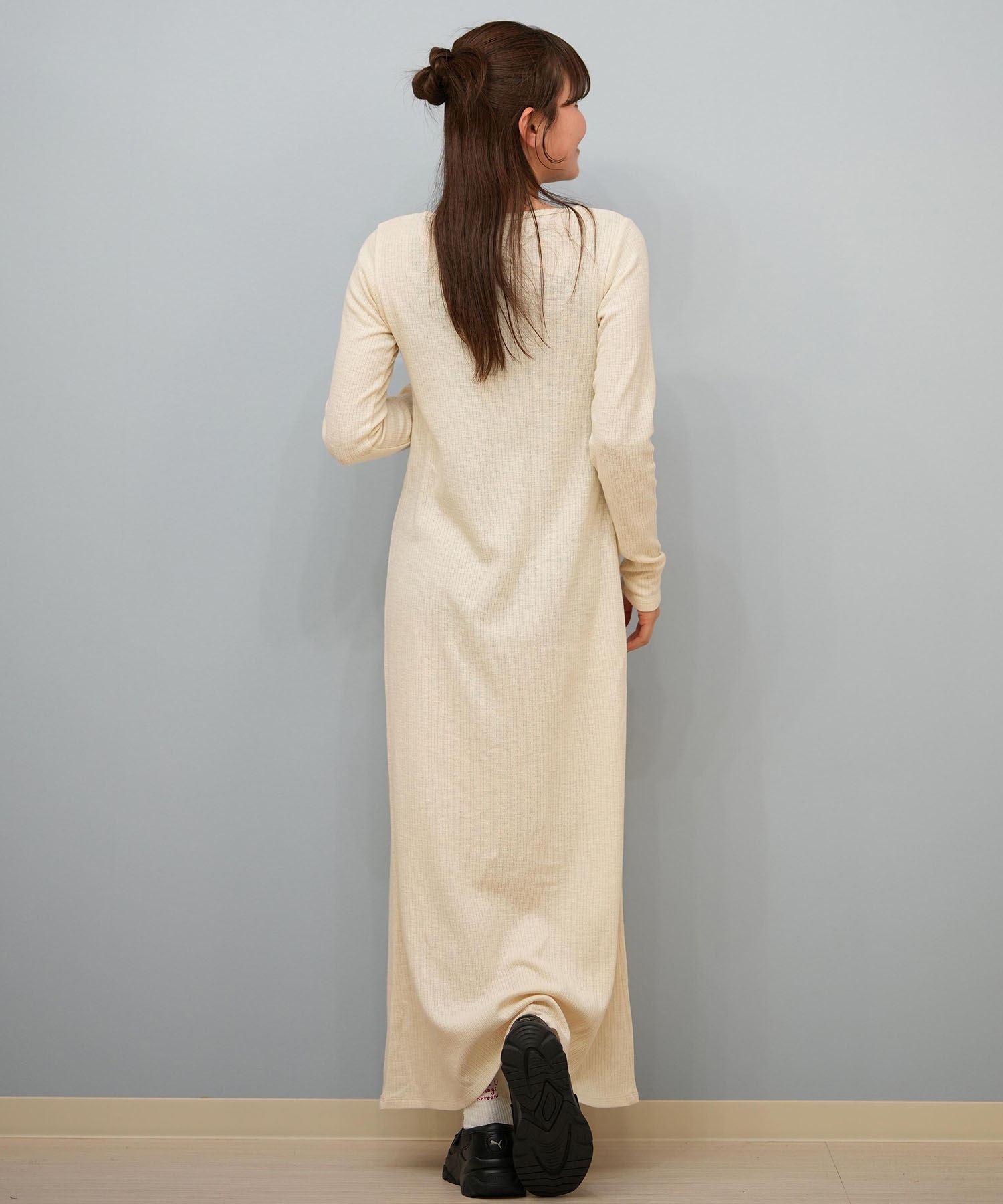 BILLABONG ビラボン ワンピース レディース 長袖 ロング丈 刺繍 BABY