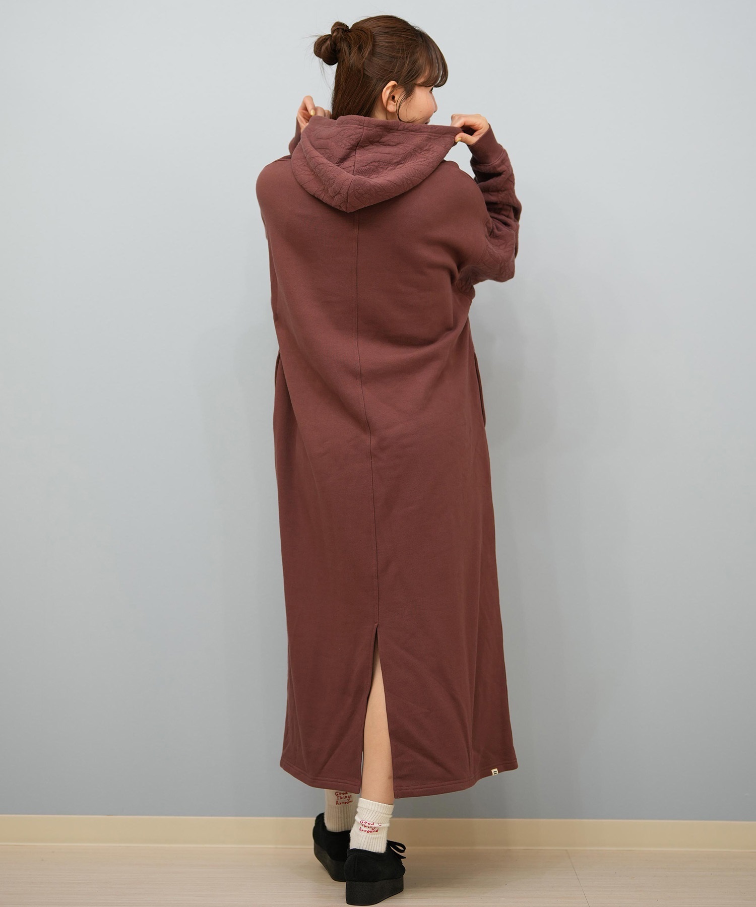 BILLABONG ビラボン ワンピース レディース パーカー ロング丈 フード