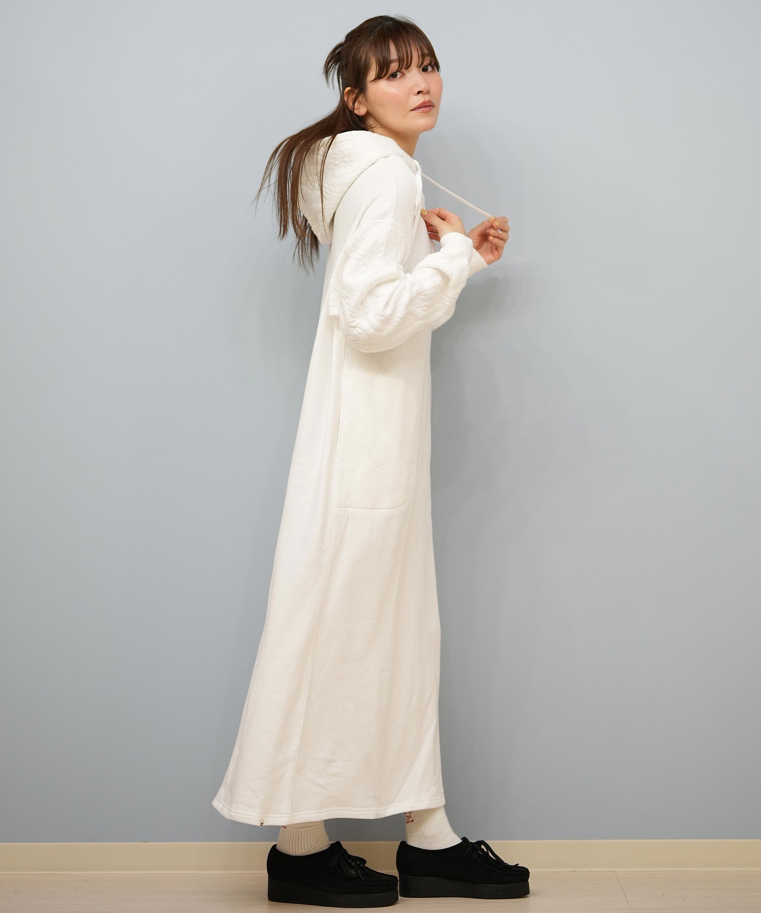 BILLABONG ビラボン ワンピース レディース パーカー ロング丈 フード