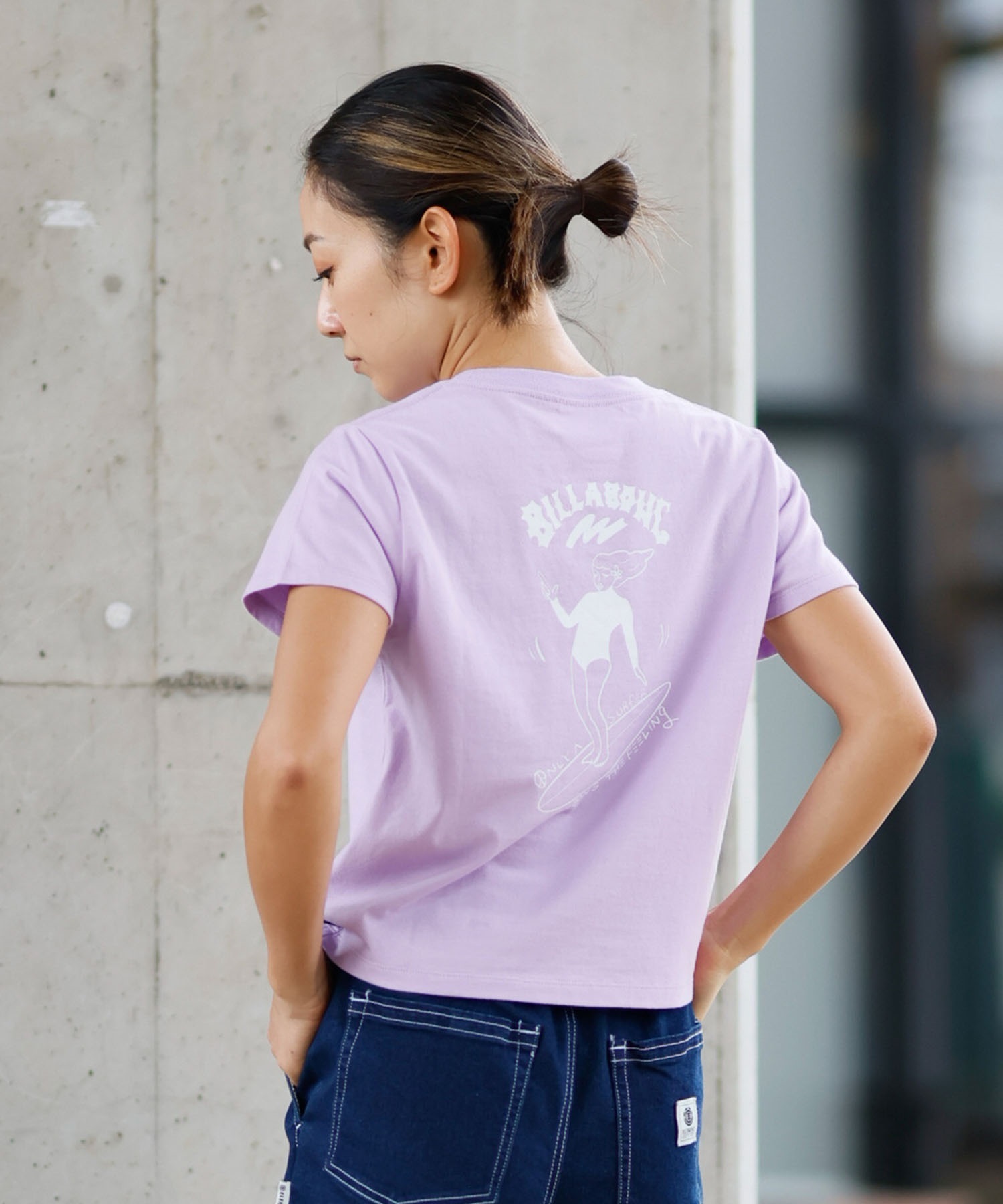 BILLABONG ビラボン 半袖 Tシャツ レディース クロップド丈