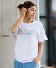 BILLABONG ビラボン 半袖 Tシャツ レディース フロントプリント レギュラーフィット BF013-201(WHT-M)