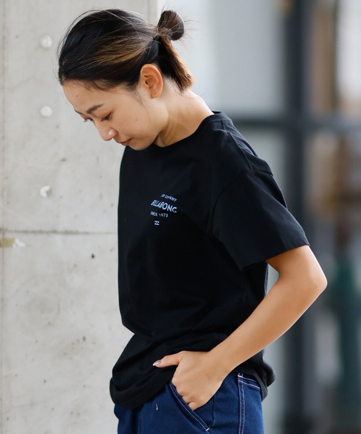 BILLABONG ビラボン 半袖 Tシャツ レディース バックプリント