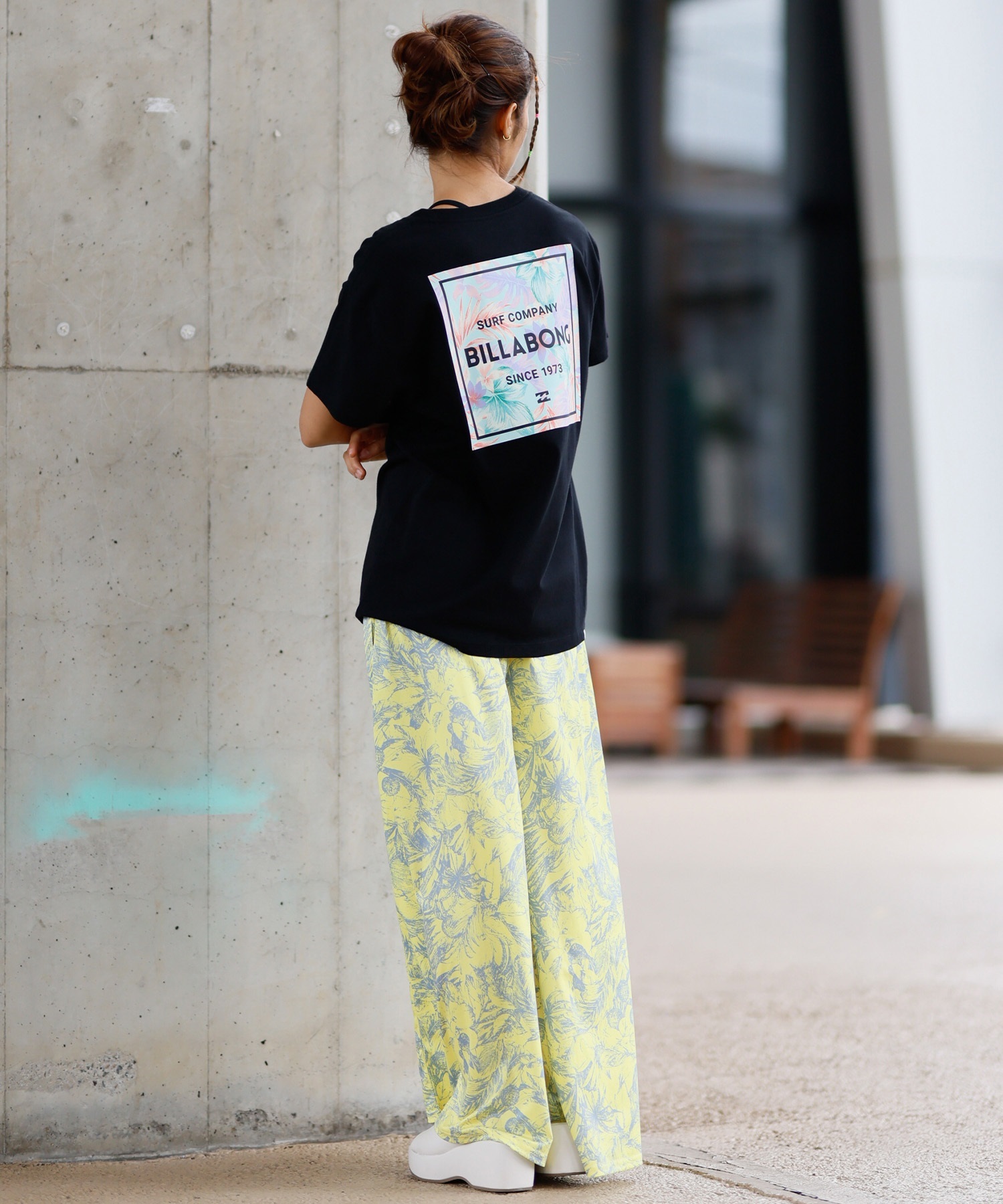 BILLABONG ビラボン 半袖 Tシャツ レディース バックプリント