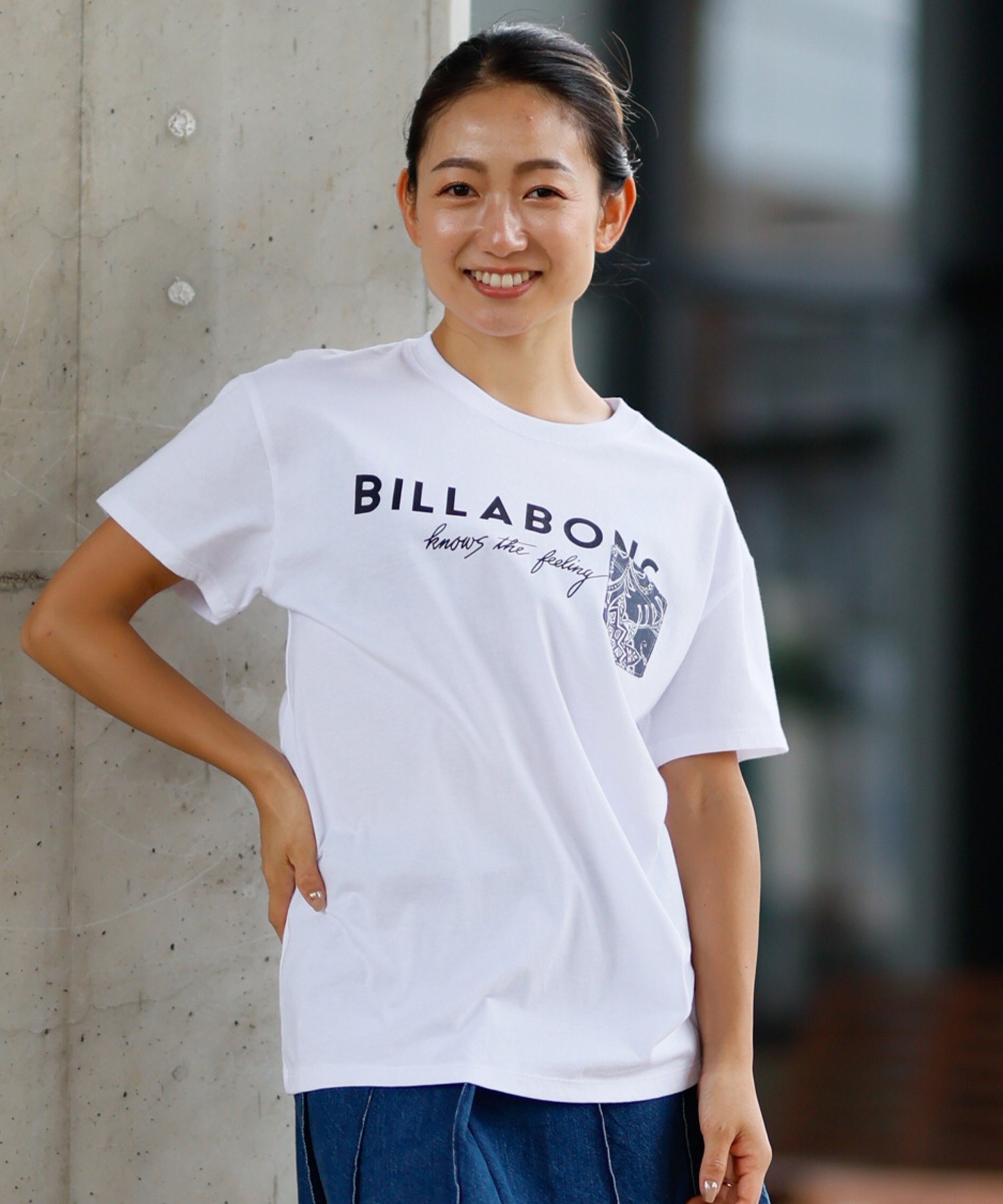 BILLABONG ビラボン 半袖 Tシャツ レディース ポケットTシャツ ポケT