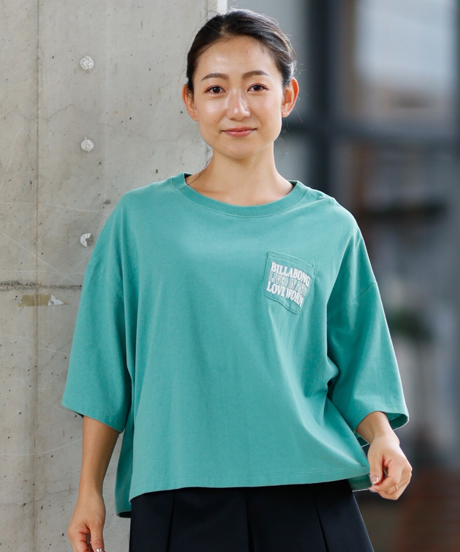 BILLABONG ビラボン 半袖 Tシャツ レディース バックプリント