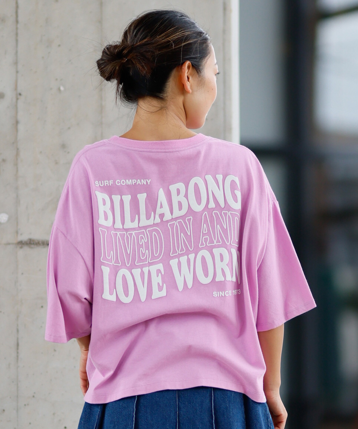 BILLABONG ビラボン 半袖 Tシャツ レディース バックプリント