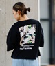 BILLABONG ビラボン 半袖 Tシャツ レディース バックプリント クロップド丈 SQUARE LOGO LOOSE CROPPED TEE BF013-205(WHT-M)