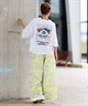 BILLABONG ビラボン 半袖 Tシャツ レディース バックプリント クロップド丈 SQUARE LOGO LOOSE CROPPED TEE BF013-205(WHT-M)