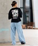 BILLABONG ビラボン 半袖 Tシャツ レディース バックプリント クロップド丈 SQUARE LOGO LOOSE CROPPED TEE BF013-205(WHT-M)