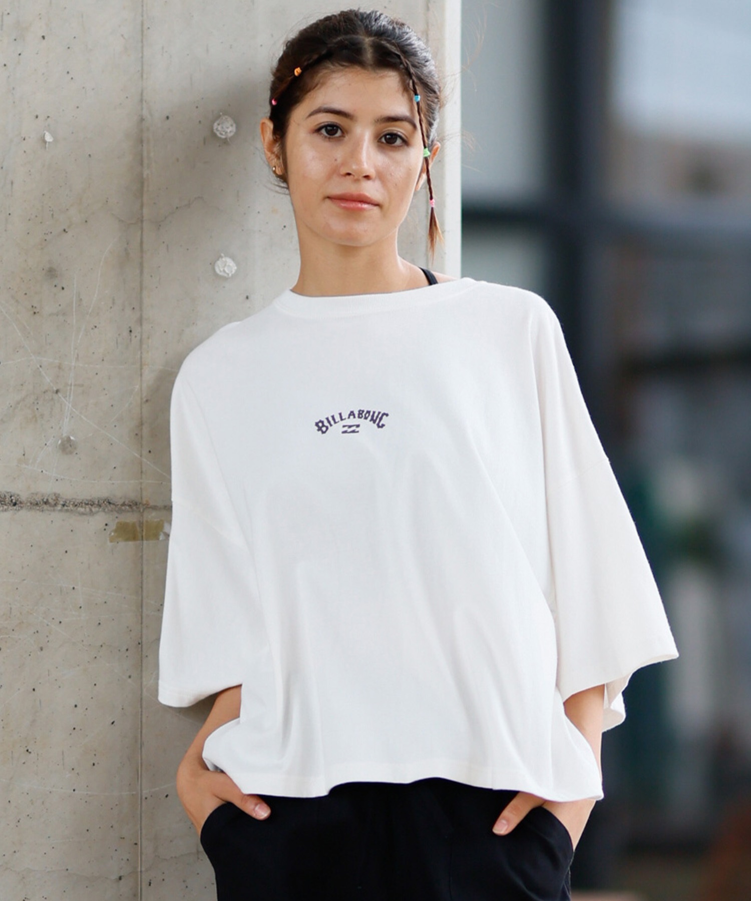 BILLABONG ビラボン 半袖 Tシャツ レディース バックプリント