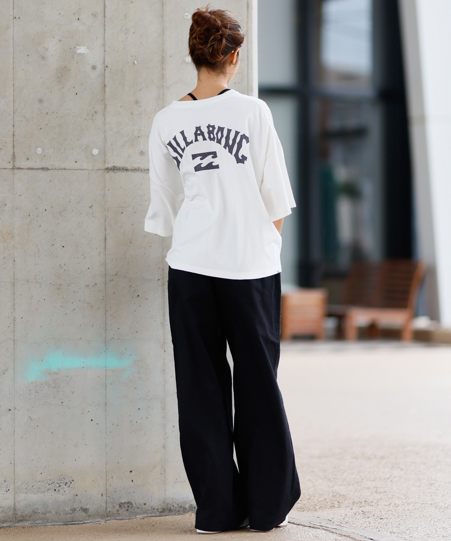 BILLABONG ビラボン 半袖 Tシャツ レディース バックプリント