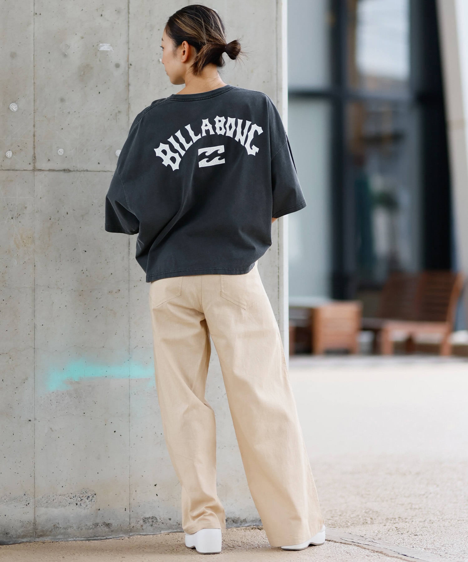 BILLABONG ビラボン 半袖 Tシャツ レディース バックプリント