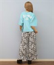 BILLABONG ビラボン 半袖 Tシャツ レディース バックプリント クロップド丈 ARCH LOGO PIGMENT WIDE LOOSE CROPPED TEE BF013-206(SCS-M)