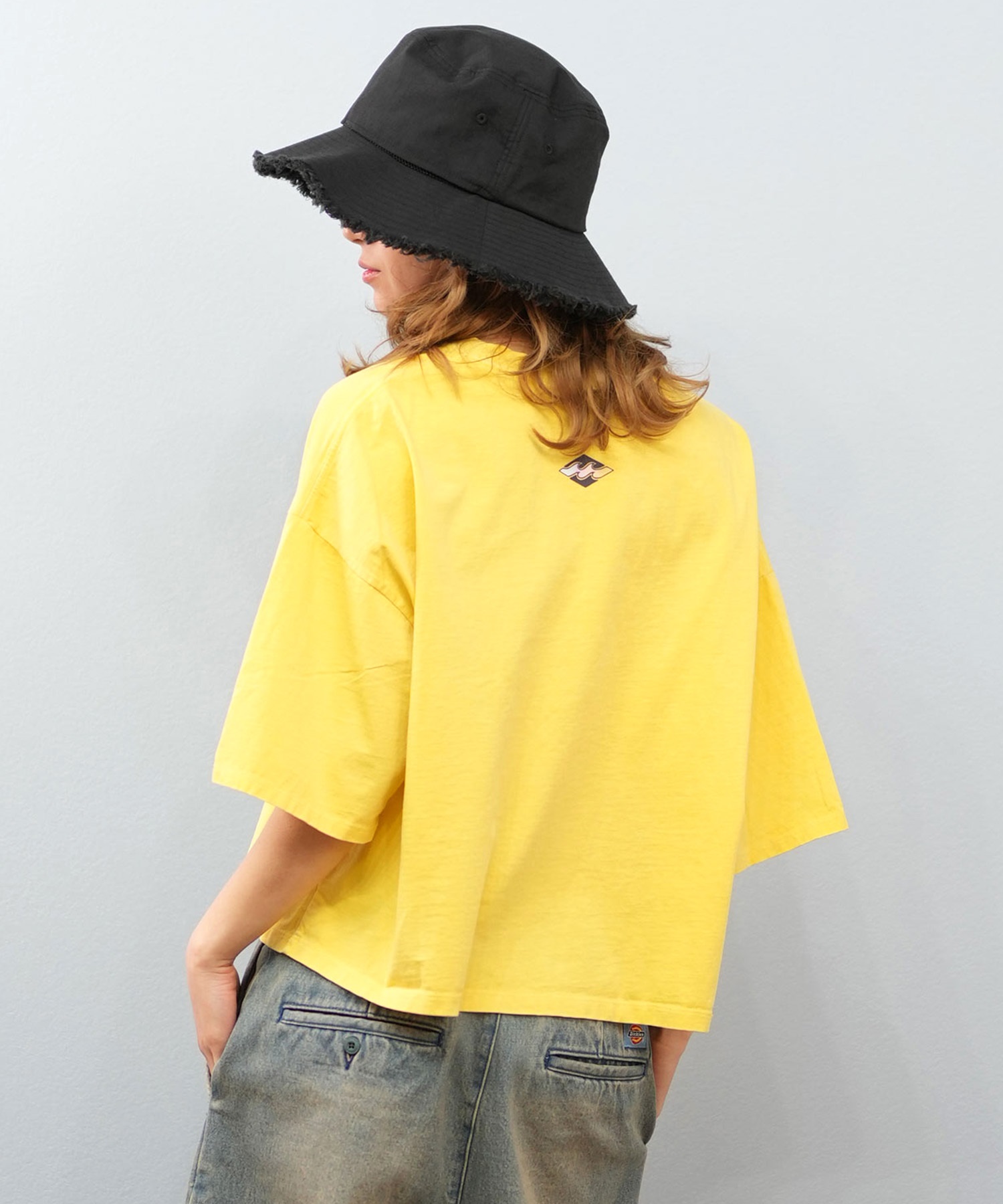 BILLABONG ビラボン 半袖 Tシャツ レディース フロントプリント クロップド丈 SUNSET ARCH LOOSE CROPPED TEE BF013-208(SCS-M)