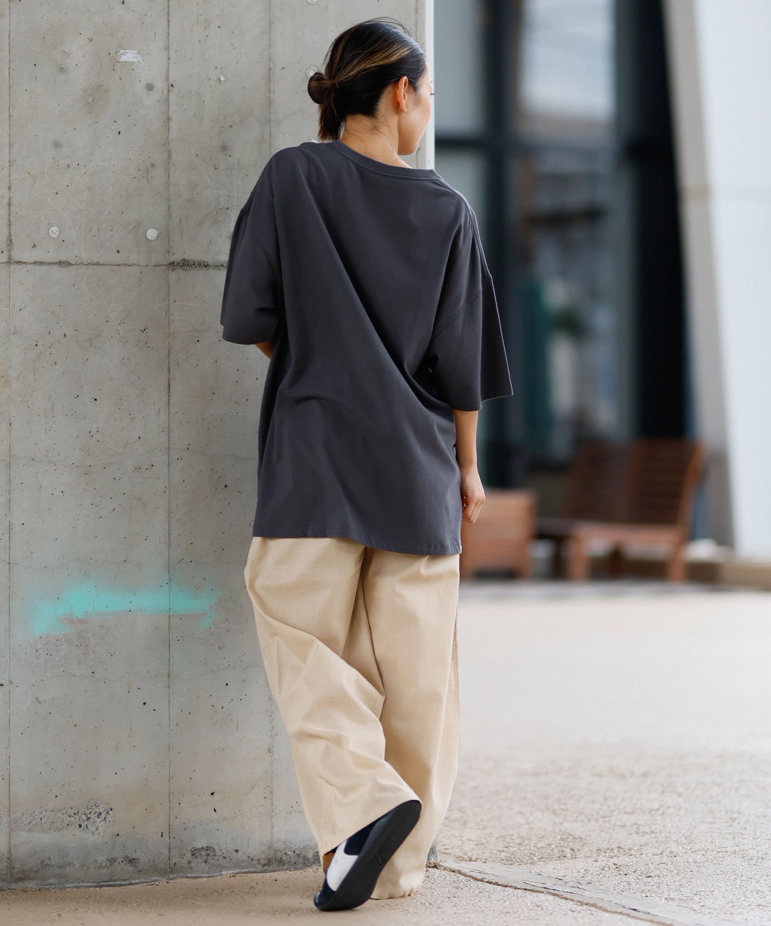 BILLABONG ビラボン 半袖 Tシャツ レディース フロントプリント オーバーサイズ GRAPHIC PRINT LOOSE TEE BF013-211(SCS-M)