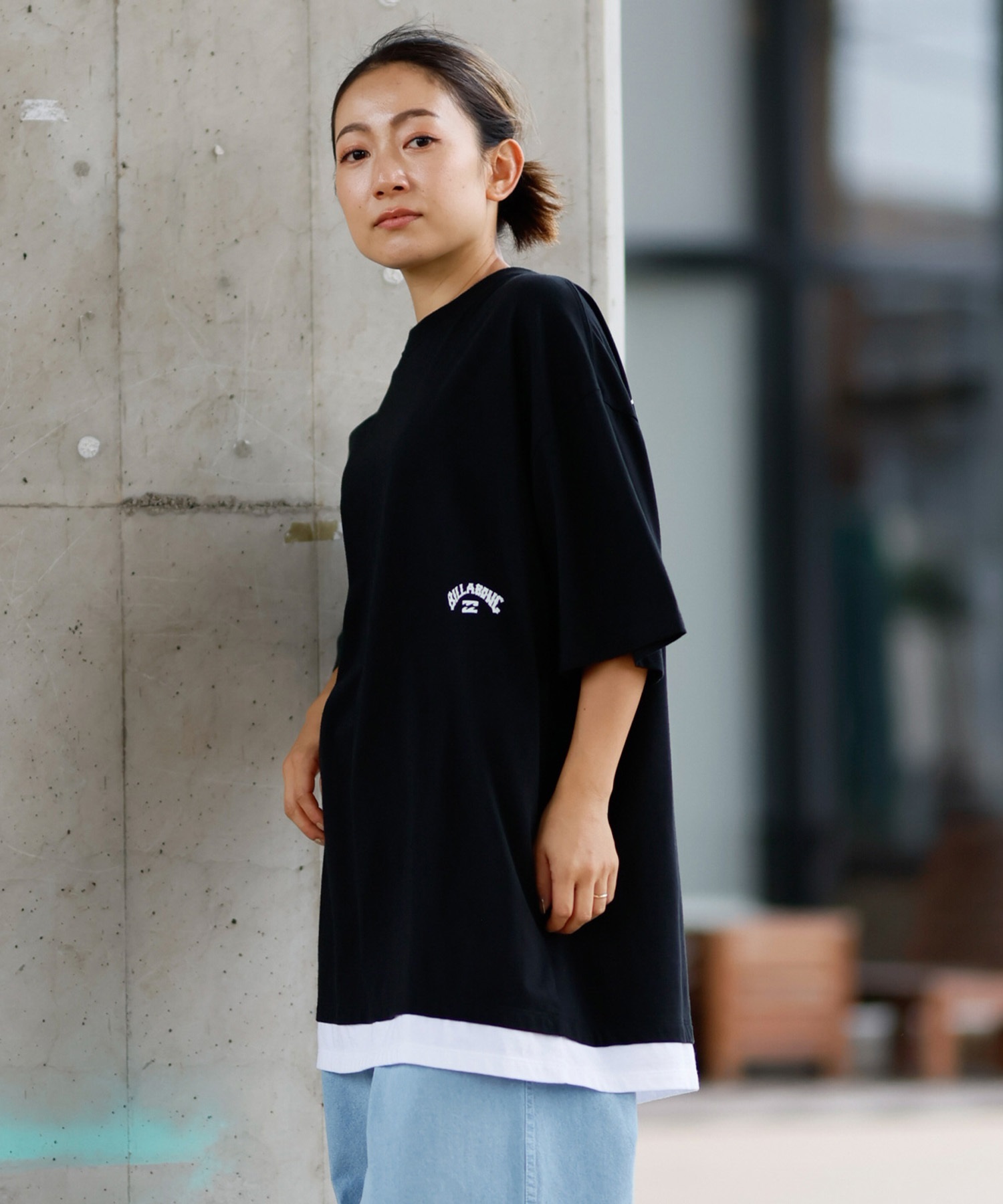 BILLABONG ビラボン 半袖 Tシャツ レディース バックプリント