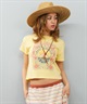 BILLABONG ビラボン 半袖 Tシャツ レディース ミニT フロントプリント クロップド丈 GRAPHIC BABY FIT TEE BF013-215(SCS-M)
