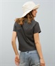 BILLABONG ビラボン 半袖 Tシャツ レディース ミニT フロントプリント クロップド丈 GRAPHIC BABY FIT TEE BF013-215(SCS-M)