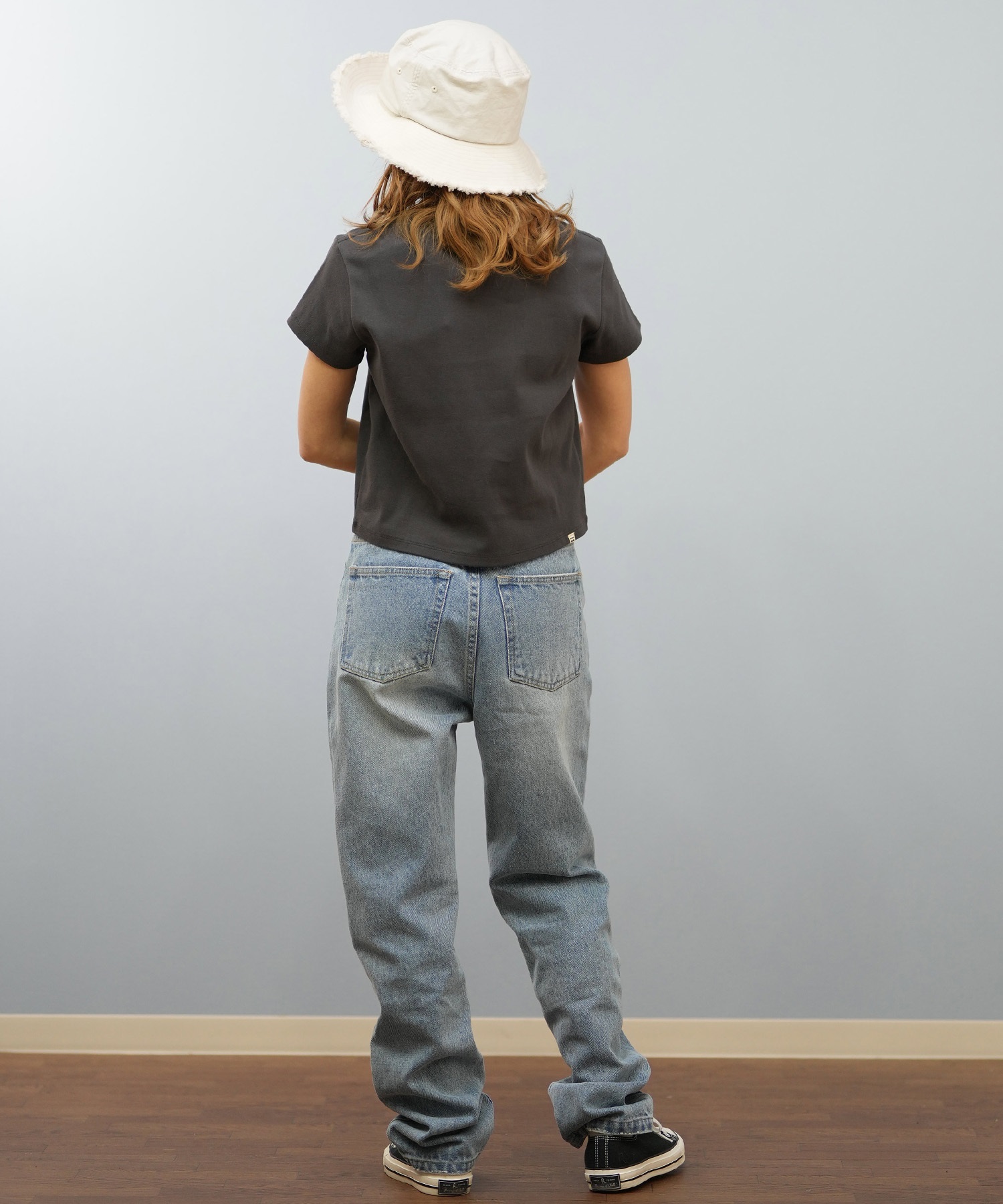 BILLABONG ビラボン 半袖 Tシャツ レディース ミニT フロントプリント クロップド丈 GRAPHIC BABY FIT TEE BF013-215(SCS-M)