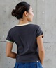BILLABONG ビラボン 半袖 Tシャツ レディース ミニT クロップド丈 リンガーシャツ BF013-216(SCS-M)
