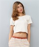 BILLABONG ビラボン 半袖 Tシャツ レディース ミニT 無地 クロップド丈 2WAY BABY FIT TEE BF013-217(SCS-M)