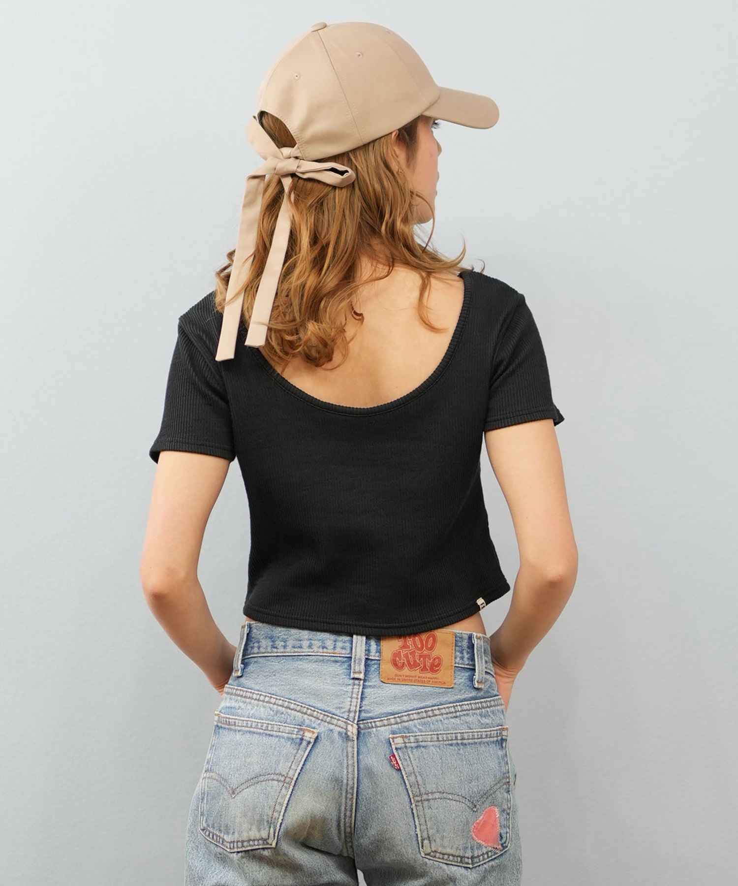 BILLABONG ビラボン 半袖 Tシャツ レディース ミニT 無地 クロップド丈 2WAY BABY FIT TEE BF013-217(SCS-M)
