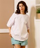 BILLABONG ビラボン レディース 半袖 Tシャツ ラッシュTシャツ 水陸両用 UVケア ユーティリティ BF013-221(WHT-L)