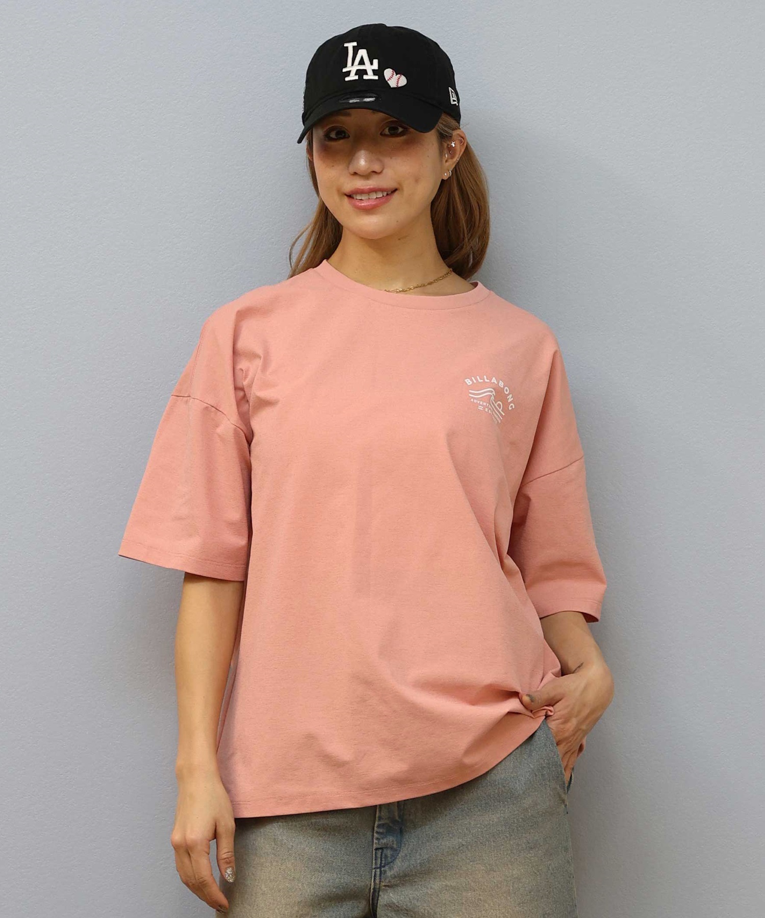 BILLABONG ビラボン レディース 半袖 Tシャツ ラッシュTシャツ 水陸両用 UVケア ユーティリティ BF013-221(WHT-L)