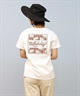 BILLABONG ビラボン 半袖 Tシャツ レディース バックプリント ロゴ 発泡プリント SQUARE LOGO BOY FIT TEE BF01C-201(WHT-M)