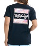 BILLABONG ビラボン 半袖 Tシャツ レディース バックプリント ロゴ 発泡プリント SQUARE LOGO BOY FIT TEE BF01C-201(WHT-M)