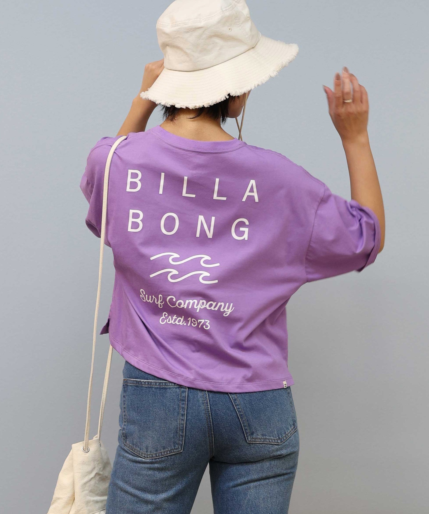 BILLABONG ビラボン 半袖 Tシャツ レディース クロップド丈 ショート丈